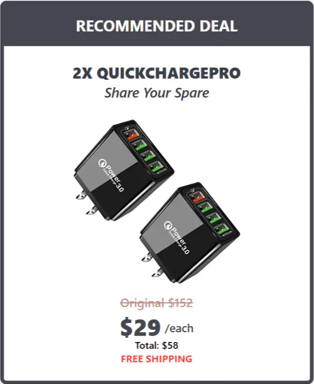 QuickChargePro offer price
